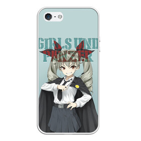 Чехол для iPhone 5/5S матовый с принтом Girls und Panzer , Силикон | Область печати: задняя сторона чехла, без боковых панелей | darjeeling | girls und panzer | girls und panzer правда | дарджилинг | девочки и танки | девушки и танки | катюша | нисидзуми михо | правда | танки