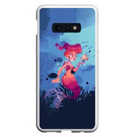 Чехол для Samsung S10E с принтом Mermaid Русалочка (Z) , Силикон | Область печати: задняя сторона чехла, без боковых панелей | mermaid | naiad | nymph | rusalka | ведява | водяница | восточнославянская мифология | дух | лесовица | мифология | морская дева | нимфа | русал | русалии | русалка | русалочка | ундина | фараонка