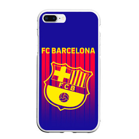 Чехол для iPhone 7Plus/8 Plus матовый с принтом FC BARCELONA ФК БАРСЕЛОНА , Силикон | Область печати: задняя сторона чехла, без боковых панелей | barca | fc barcelona | football | sport | uefa | английская премьер лига. | барса | лига финал | матч | спорт | уефа | финал | фк барселона | футбол