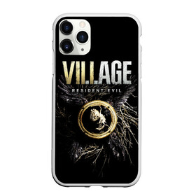 Чехол для iPhone 11 Pro матовый с принтом Resident Evil Village , Силикон |  | resident evil village | деревня | игры | итан уинтерс | крылья | обитиель зла | перья | ужасы