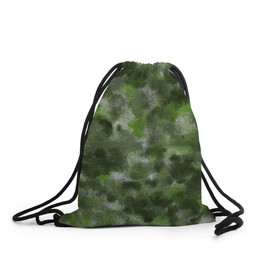 Рюкзак-мешок 3D с принтом Canvas Green Camo , 100% полиэстер | плотность ткани — 200 г/м2, размер — 35 х 45 см; лямки — толстые шнурки, застежка на шнуровке, без карманов и подкладки | abstraction | camouflage | canvas | green | камуфляж