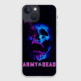 Чехол для iPhone 13 mini с принтом Армия мертвецов череп и кинжал ,  |  | army of the dead | money | neon | netflix | star | walking dead | zombie | актер | алмазы | армия мертвецов | деньги | доллары | дракс | дэйв батиста | звезда | зомби | казино | кости | кровь | лас вегас | монеты | неон | нетфликс