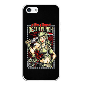 Чехол для iPhone 5/5S матовый с принтом FFDP Girl , Силикон | Область печати: задняя сторона чехла, без боковых панелей | 5fdp | ffdp | five finger death punch | metal | music | rock | альтернатива | группы | метал | музыка | музыкальная группа | рок | рок музыка | хеви метал