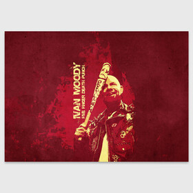 Поздравительная открытка с принтом Ivan Moody , 100% бумага | плотность бумаги 280 г/м2, матовая, на обратной стороне линовка и место для марки
 | Тематика изображения на принте: 5fdp | ffdp | five finger death punch | metal | music | rock | альтернатива | группы | метал | музыка | музыкальная группа | рок | рок музыка | хеви метал