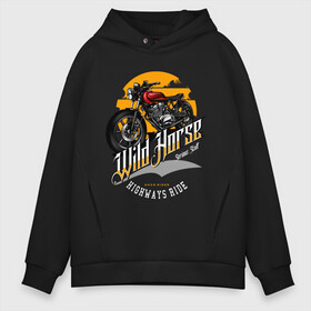 Мужское худи Oversize хлопок с принтом WILD HORSE MOTO , френч-терри — 70% хлопок, 30% полиэстер. Мягкий теплый начес внутри —100% хлопок | боковые карманы, эластичные манжеты и нижняя кромка, капюшон на магнитной кнопке | bike | biker | cool | helmet | moto | motorbike | motorbikes | motorcycle | racer | rider | sport bike | байк | байкер | байкерам | байкеру | гонщик | мото | мотор | мотоцикл | спортбайк