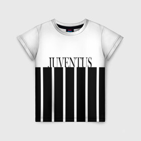 Детская футболка 3D с принтом Juventus | Tee Black and White (2021/22) , 100% гипоаллергенный полиэфир | прямой крой, круглый вырез горловины, длина до линии бедер, чуть спущенное плечо, ткань немного тянется | 0x000000123 | juve | juventus | ronaldo | криштьяно | роналдо | юве | ювентус