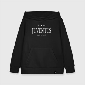 Детская толстовка хлопок с принтом Juventus | Tee est.1897 (2021/ , 100% хлопок | Круглый горловой вырез, эластичные манжеты, пояс, капюшен | 0x000000123 | juve | juventus | ronaldo | криштьяно | роналдо | юве | ювентус