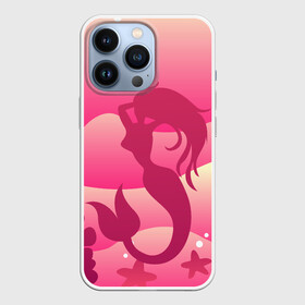 Чехол для iPhone 13 Pro с принтом Русалка ,  |  | mermaid | в море | морская | подводный | русалка | русалочка | ундина