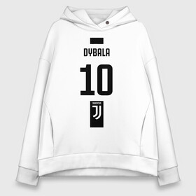 Женское худи Oversize хлопок с принтом Dybala 10 номер на груди Juventus , френч-терри — 70% хлопок, 30% полиэстер. Мягкий теплый начес внутри —100% хлопок | боковые карманы, эластичные манжеты и нижняя кромка, капюшон на магнитной кнопке | 10 | ac milan | champions | fifa | juve | juventus | juvi | paulo dybala | soccer | uefa | дубала | лига чемпионов | номер | пауло дибала | сборная аргентины | спорт | уефа | фифа | фк | футбол | футболист | футбольный клуб | 