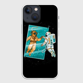 Чехол для iPhone 13 mini с принтом Параллельный Мир ,  |  | astronaut | galaxy | mirror | ocean | sea | space | stars | water | window | world | аквалангист | астронавт | вода | водоросли | галактика | глубина | дно | звезды | зеркало | космонавт | космос | мир | море | океан | окно | параллельный