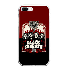 Чехол для iPhone 7Plus/8 Plus матовый с принтом Black Sabbath , Силикон | Область печати: задняя сторона чехла, без боковых панелей | bill ward | black sabbath | geezer butler | hard rock | heavy metall | ozzy osbourne | tony iommi | англия | блэк | рок | саббат