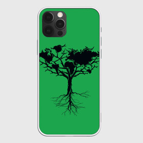 Чехол для iPhone 12 Pro Max с принтом Древо Мира , Силикон |  | bivrest | branch | continent | earth | green | island | planet | roots | scandinavia | tree | world | биврест | ветвь | ветка | дерево | древо | зеленый | земля | континент | корни | мир | остров | планета | природа | скандинавия