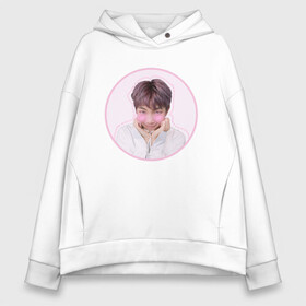 Женское худи Oversize хлопок с принтом Sweet Namjoon , френч-терри — 70% хлопок, 30% полиэстер. Мягкий теплый начес внутри —100% хлопок | боковые карманы, эластичные манжеты и нижняя кромка, капюшон на магнитной кнопке | bts | pop | битиэс | бтс | ви | джей хоуп | джонгук | корейцы | музыка | поп | попса | рм | чимин | чин сюги