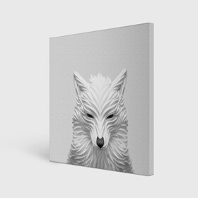 Холст квадратный с принтом БЕЛЫЙ ВОЛК , 100% ПВХ |  | abstraction | animal | art | beast | white | wolf | абстракция | арт | белый | бумага | взгляд | волк | зверь | хищник