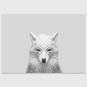 Поздравительная открытка с принтом БЕЛЫЙ ВОЛК , 100% бумага | плотность бумаги 280 г/м2, матовая, на обратной стороне линовка и место для марки
 | abstraction | animal | art | beast | white | wolf | абстракция | арт | белый | бумага | взгляд | волк | зверь | хищник