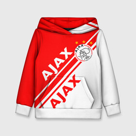 Детская толстовка 3D с принтом FC AJAX AMSTERDAM / ФК АЯКС , 100% полиэстер | двухслойный капюшон со шнурком для регулировки, мягкие манжеты на рукавах и по низу толстовки, спереди карман-кенгуру с мягким внутренним слоем | ajax amsterdam | fifa | football | football club. | sport | uefa | английская премьер лига | аякс амстердам | лига финал | матч | спорт | уефа | финал | фифа | футбол | футбольный клуб