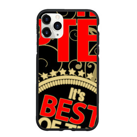Чехол для iPhone 11 Pro матовый с принтом Артём лучший , Силикон |  | Тематика изображения на принте: best of the best | crown | seal | артём | звёзды | имя | корона | лучший | лучший из лучших