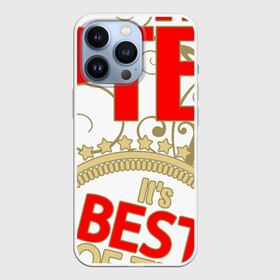 Чехол для iPhone 13 Pro с принтом Артём лучший ,  |  | best of the best | crown | seal | артём | звёзды | имя | корона | лучший | лучший из лучших
