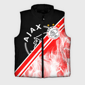 Мужской жилет утепленный 3D с принтом FC AJAX AMSTERDAM  ФК АЯКС ,  |  | ajax amsterdam | fifa | football | football club. | sport | uefa | английская премьер лига | аякс амстердам | лига финал | матч | спорт | уефа | финал | фифа | футбол | футбольный клуб