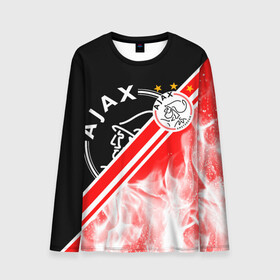 Мужской лонгслив 3D с принтом FC AJAX AMSTERDAM / ФК АЯКС , 100% полиэстер | длинные рукава, круглый вырез горловины, полуприлегающий силуэт | ajax amsterdam | fifa | football | football club. | sport | uefa | английская премьер лига | аякс амстердам | лига финал | матч | спорт | уефа | финал | фифа | футбол | футбольный клуб