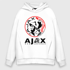 Мужское худи Oversize хлопок с принтом FC AJAX AMSTERDAM / ФК АЯКС , френч-терри — 70% хлопок, 30% полиэстер. Мягкий теплый начес внутри —100% хлопок | боковые карманы, эластичные манжеты и нижняя кромка, капюшон на магнитной кнопке | ajax amsterdam | fifa | football | football club. | sport | uefa | английская премьер лига | аякс амстердам | лига финал | матч | спорт | уефа | финал | фифа | футбол | футбольный клуб