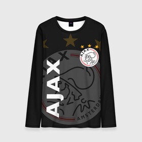 Мужской лонгслив 3D с принтом FC AJAX AMSTERDAM / ФК АЯКС , 100% полиэстер | длинные рукава, круглый вырез горловины, полуприлегающий силуэт | ajax amsterdam | fifa | football | football club. | sport | uefa | английская премьер лига | аякс амстердам | лига финал | матч | спорт | уефа | финал | фифа | футбол | футбольный клуб