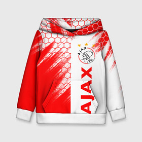 Детская толстовка 3D с принтом FC AJAX AMSTERDAM / ФК АЯКС , 100% полиэстер | двухслойный капюшон со шнурком для регулировки, мягкие манжеты на рукавах и по низу толстовки, спереди карман-кенгуру с мягким внутренним слоем | ajax amsterdam | fifa | football | football club. | sport | uefa | английская премьер лига | аякс амстердам | лига финал | матч | спорт | уефа | финал | фифа | футбол | футбольный клуб