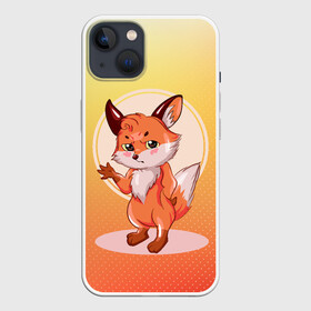 Чехол для iPhone 13 с принтом Лися ,  |  | fox | арт | графика | животные | звери | лиса
