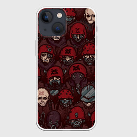 Чехол для iPhone 13 mini с принтом BLOODPACT ,  |  | Тематика изображения на принте: bloodpact | chaos | khorne | w40k | warhammer | warhammer 40000 | бладпакт | вархаммер | вархаммер 40000 | кровавый договор