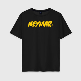 Женская футболка хлопок Oversize с принтом Neymar Jr logo , 100% хлопок | свободный крой, круглый ворот, спущенный рукав, длина до линии бедер
 | brazil | champions | fifa | junior | neymar | neymar jr | paris saint germain | psg | uefa | бразилия | джуниор | младший | наймар | неймар | пари сен жермен | петух | псж | сборная бразилии | уефа | фифа | футбик | футбол 