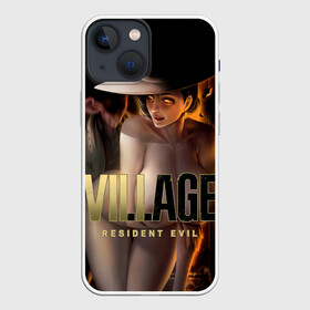 Чехол для iPhone 13 mini с принтом Resident Evil Village ,  |  | resident evil village | survival horror | деревня | компьютерная игра | леди альсина димитреску | обитель зла | ужас выживания