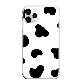 Чехол для iPhone 11 Pro матовый с принтом Cow print , Силикон |  | cow | summertime | корова | лето | минимализм