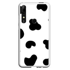 Чехол для Honor P Smart Z с принтом Cow print , Силикон | Область печати: задняя сторона чехла, без боковых панелей | cow | summertime | корова | лето | минимализм