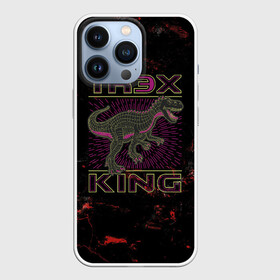 Чехол для iPhone 13 Pro с принтом T rex KING ,  |  | dino | rex | roar | t rex | дино | динозавр | динозавры