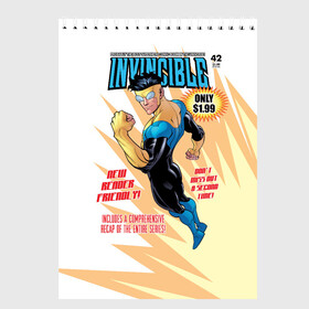 Скетчбук с принтом НЕУЯЗВИМЫЙ INVINCIBLE , 100% бумага
 | 48 листов, плотность листов — 100 г/м2, плотность картонной обложки — 250 г/м2. Листы скреплены сверху удобной пружинной спиралью | Тематика изображения на принте: comics | damien darkblood | invincible | дэмиен даркблад | комикс | комиксы | мультсериал | непобедимый | неуязвимый