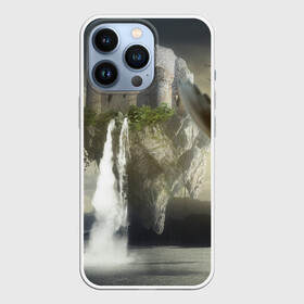 Чехол для iPhone 13 Pro с принтом Парящий замак ,  |  | вода | водопад | водопады | горы | закат | замки | замок | замок 2 | замок ваз | замок ваза | замок зажигания | замок лет | камни | лета замок | море | на воде | озеро | парящий замок | птица | птицы | суша