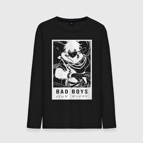 Мужской лонгслив хлопок с принтом BAD BOYS Чёрный клевер , 100% хлопок |  | asta | black bulls | black clover | quartet knights | yuno | акума | аниме | аста | блэк кловер | буракку куро:ба | демон | королевство клевера | король магов | лихт | магна | манга | пятилистник | черный бык | чёрный клев