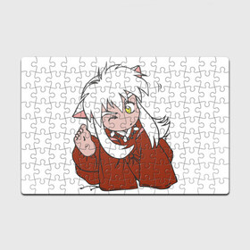 Головоломка Пазл магнитный 126 элементов с принтом Chibi Inuyasha , полимерный материал с магнитным слоем | 126 деталей, размер изделия —  180*270 мм | Тематика изображения на принте: anime | chibi | inuyasha | kitsune | youkai | аниме | ёкай | инуяша | кицуне | чиби