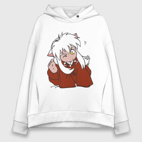 Женское худи Oversize хлопок с принтом Chibi Inuyasha , френч-терри — 70% хлопок, 30% полиэстер. Мягкий теплый начес внутри —100% хлопок | боковые карманы, эластичные манжеты и нижняя кромка, капюшон на магнитной кнопке | Тематика изображения на принте: anime | chibi | inuyasha | kitsune | youkai | аниме | ёкай | инуяша | кицуне | чиби