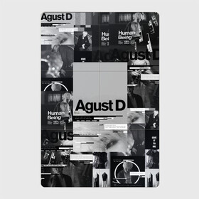 Магнитный плакат 2Х3 с принтом Agust D , Полимерный материал с магнитным слоем | 6 деталей размером 9*9 см | agust | bts | d | k pop | suga | агуст | бтс | ди | к поп | кей поп | шуга