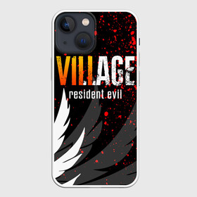 Чехол для iPhone 13 mini с принтом RESIDENT EVIL 8 VILLAGE ,  |  | biohazard | game. | resident 8 | resident evil village | госпожа димитреску | игра | итан уинтерс | резидент 8 | резидент эвил вилладж | ужасы
