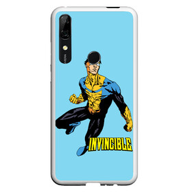 Чехол для Honor P Smart Z с принтом Invincible Неуязвимый , Силикон | Область печати: задняя сторона чехла, без боковых панелей | boy | cartoon | damien darkblood | hero | invincible | superhero | герой | марк грейсон | мультик | мультсериал | непобедимый | неуязвимый | персонаж | супергерой