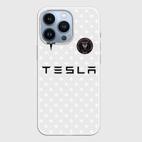 Чехол для iPhone 13 Pro с принтом INTER MIAMI FC TESLA KIT ,  |  | championship | fc | football | footer | inter miami | soccer | socker | sport | европейская лига | майами | одежда | спорт | спортивный | униформа | футбол | футбольный клуб | чемпионат