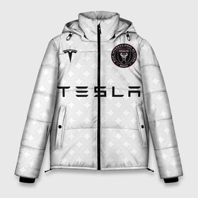 Мужская зимняя куртка 3D с принтом INTER MIAMI FC TESLA KIT , верх — 100% полиэстер; подкладка — 100% полиэстер; утеплитель — 100% полиэстер | длина ниже бедра, свободный силуэт Оверсайз. Есть воротник-стойка, отстегивающийся капюшон и ветрозащитная планка. 

Боковые карманы с листочкой на кнопках и внутренний карман на молнии. | Тематика изображения на принте: championship | fc | football | footer | inter miami | soccer | socker | sport | европейская лига | майами | одежда | спорт | спортивный | униформа | футбол | футбольный клуб | чемпионат