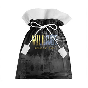 Подарочный 3D мешок с принтом Resident Evil Village , 100% полиэстер | Размер: 29*39 см | resident evil | survival horror | village | вилладж | деревня | компьютерная игра | ночь | обитель зла | сухие деревья
