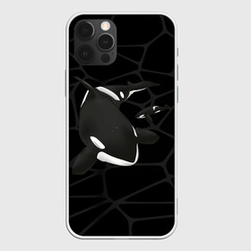 Чехол для iPhone 12 Pro Max с принтом Косатки , Силикон |  | Тематика изображения на принте: whale | кит | косатка | косатки | морские