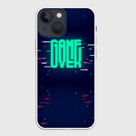 Чехол для iPhone 13 mini с принтом Game Over ,  |  | darknet | ddos | game | hack | hacker | hax | neon | over | watch dogs | атака | взлом | код | кто я | неон | программист | хакер | хакинг