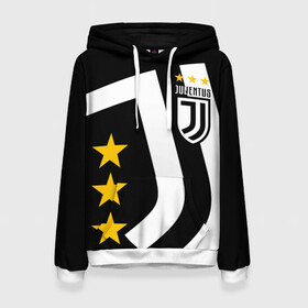 Женская толстовка 3D с принтом JUVENTUS / ЮВЕНТУС / ЗВЕЗДЫ , 100% полиэстер  | двухслойный капюшон со шнурком для регулировки, мягкие манжеты на рукавах и по низу толстовки, спереди карман-кенгуру с мягким внутренним слоем. | fifa | football | football club. | juventus football club | sport | uefa | английская премьер лига | лига финал | матч | спорт | уефа | финал | фифа | футбол | футбольный клуб | ювентус