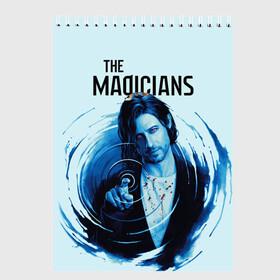 Скетчбук с принтом The Magicians , 100% бумага
 | 48 листов, плотность листов — 100 г/м2, плотность картонной обложки — 250 г/м2. Листы скреплены сверху удобной пружинной спиралью | coldwater | elliot | fillory | margo | quentin | quentin coldwater | the magicians | волшебники | квентин | марго | филлари | филлори | филори | эллиот