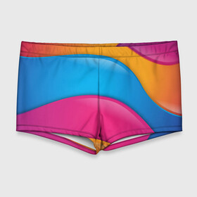 Мужские купальные плавки 3D с принтом Candy rainbow , Полиэстер 85%, Спандекс 15% |  | 3d | 3д | sport | абстракция | линии | паттерн | соты | спортивный стиль | текстуры